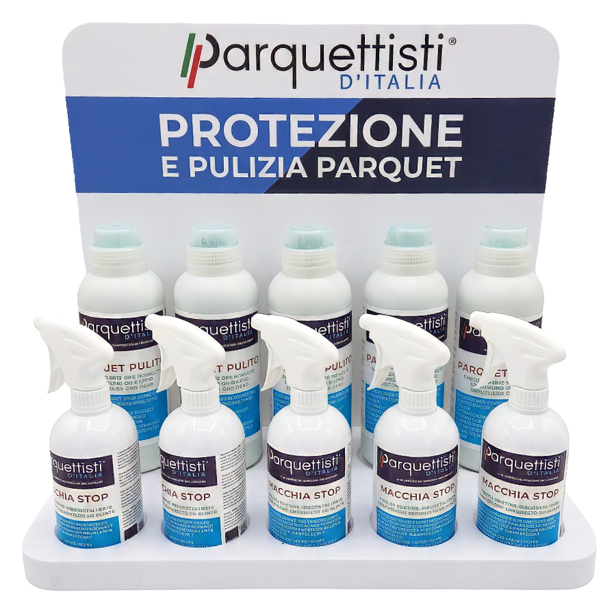 prodotti professionali per pulizia e manutenzione parquet